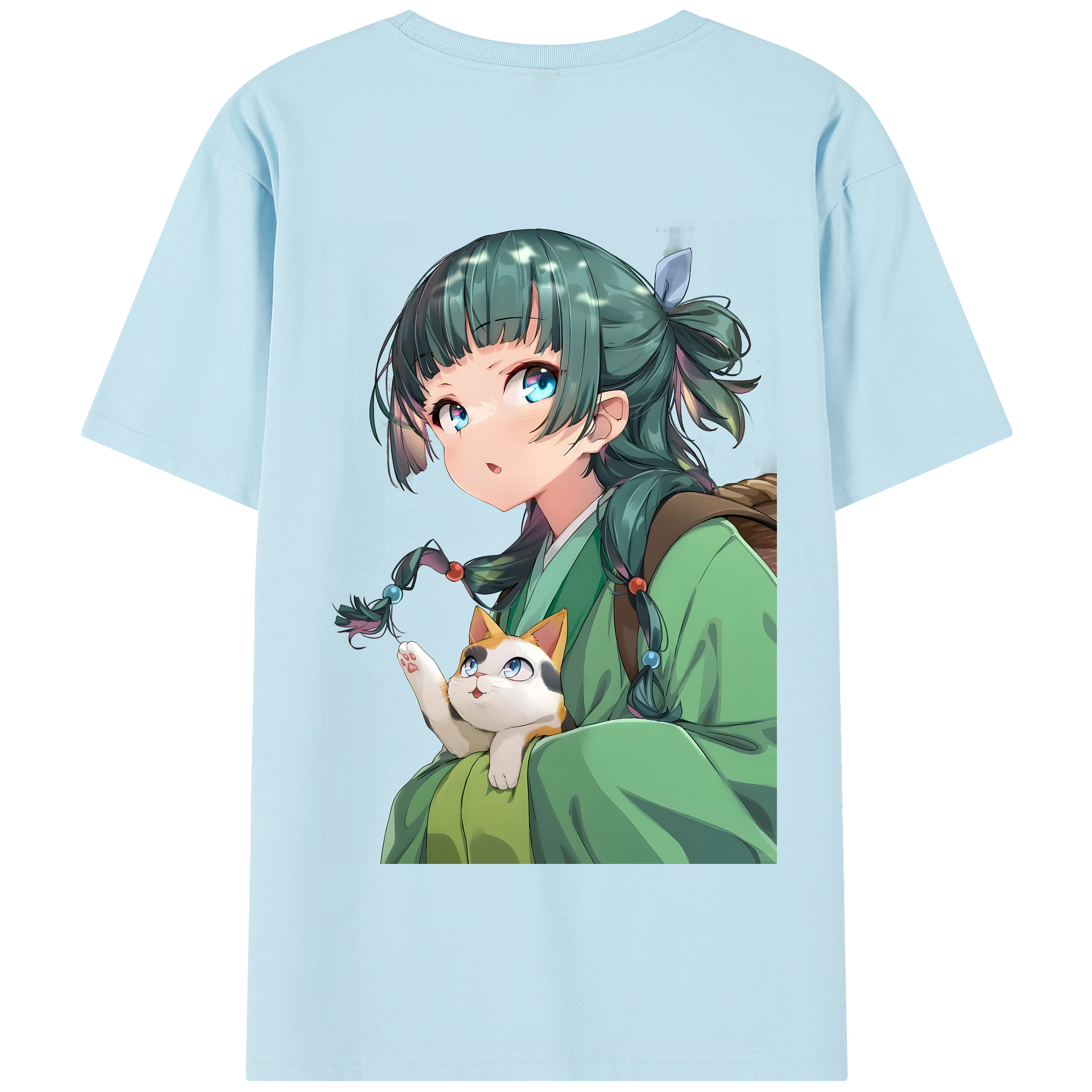（画像用） 薬屋のひとりごと The Apothecary Diaries 綿100％半袖Tシャツ（背面プリント）